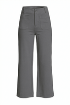 Gray pants on a white background