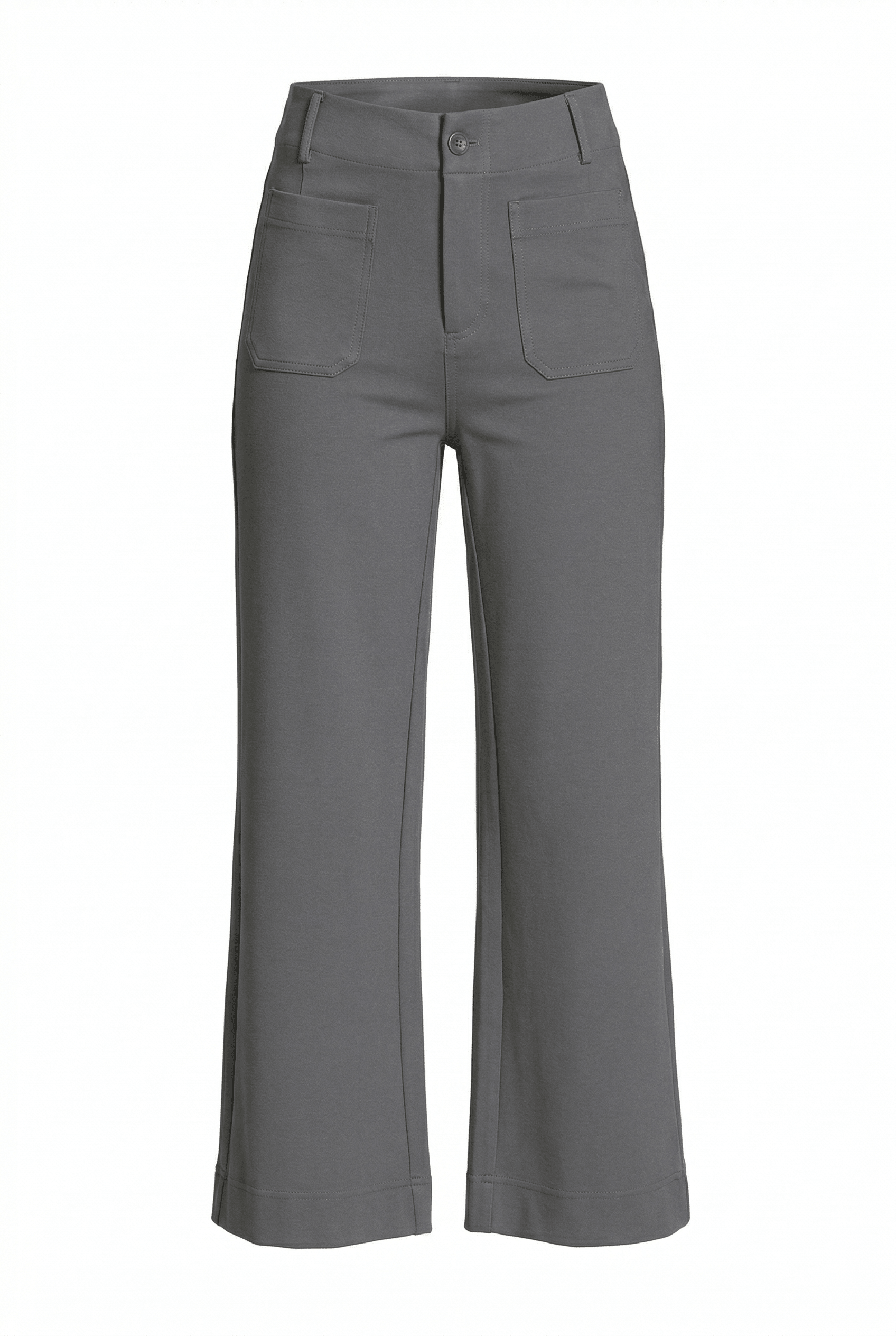 Gray pants on a white background