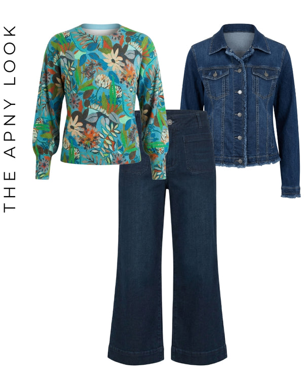 SW121F & B168 /Dark Indigo & B3A /Indigo