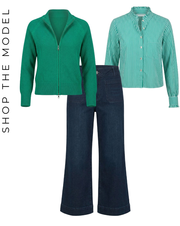 SW216 Emerald &  B168 / Dark Indigo & K78E /Emerald Isle