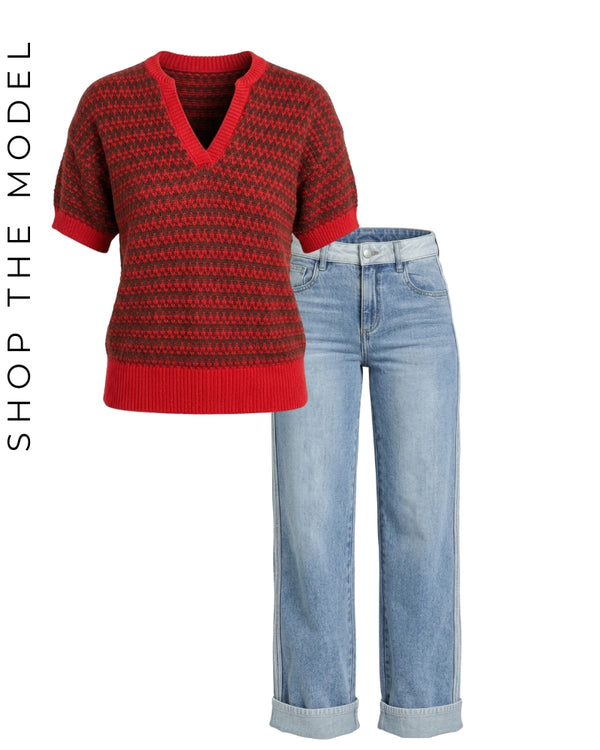 SW222 RED & C194Frosted Indigo