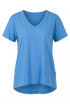 Blue t-shirt on a white background