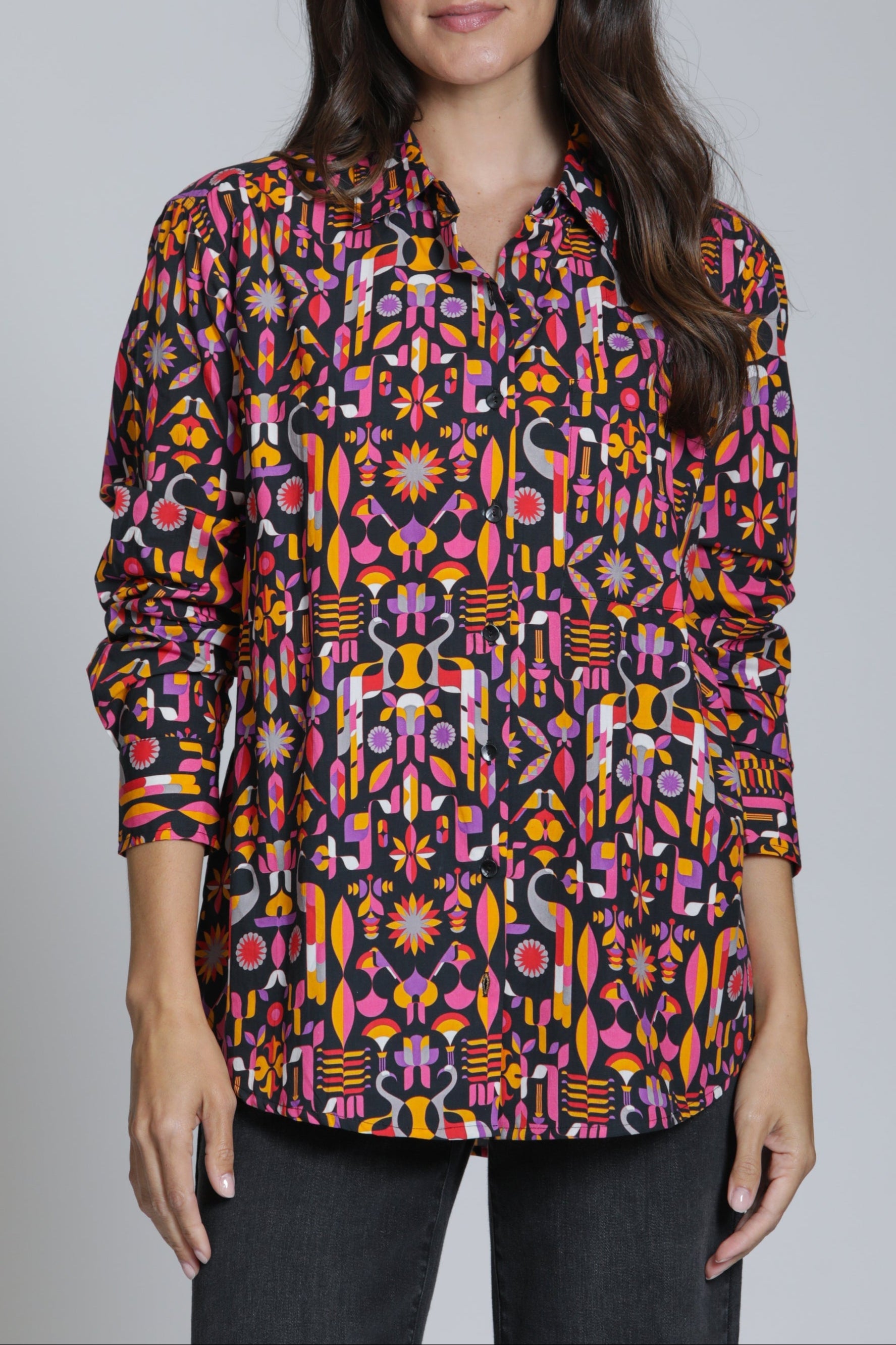 トップス Hand Illustration Printed Tops Buy ZX popular Women's Tops and Blouses Casual T Shirts