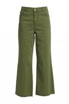 Green pants on a white background