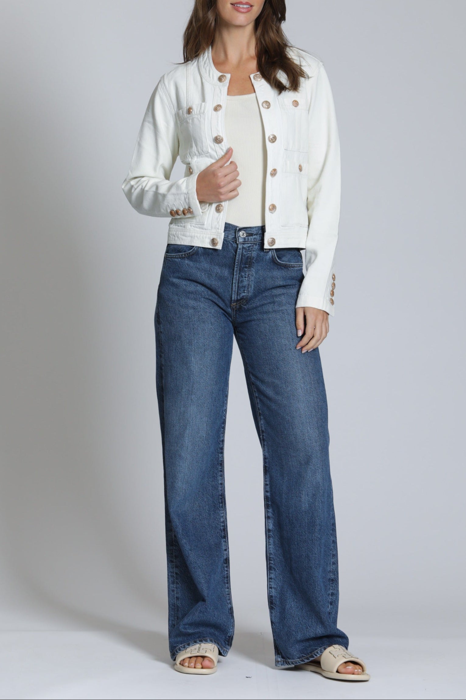 Collarless Jacket – APNY