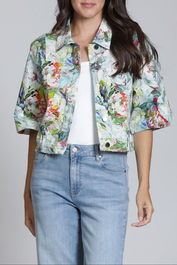 Short Sleeve Jean Jacket
