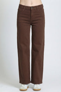 Mini Boot Jeans - Chocolate Brown