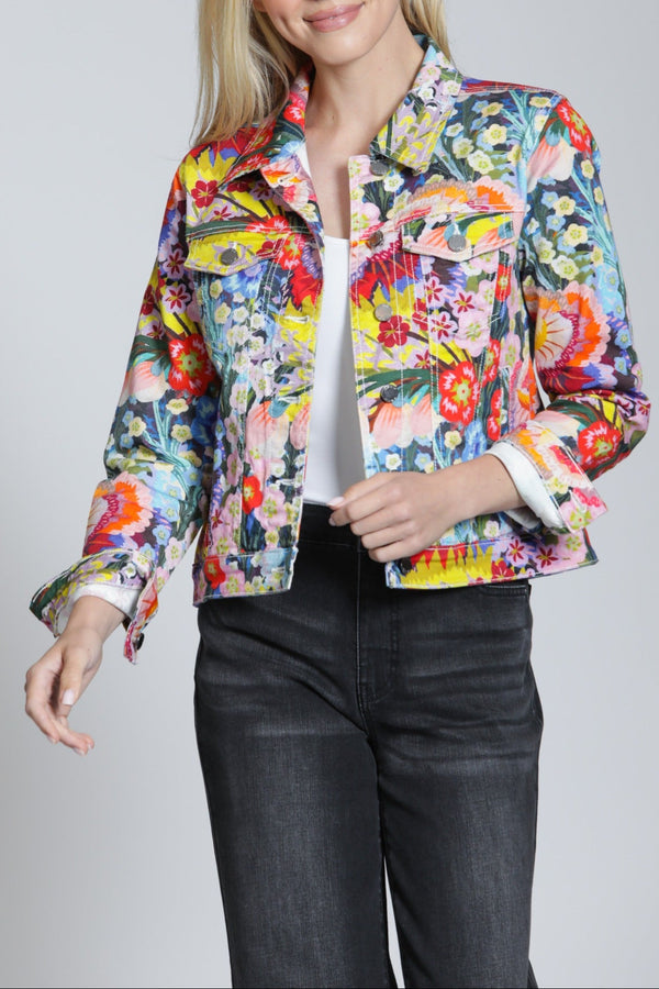 Printed Denim Jacket