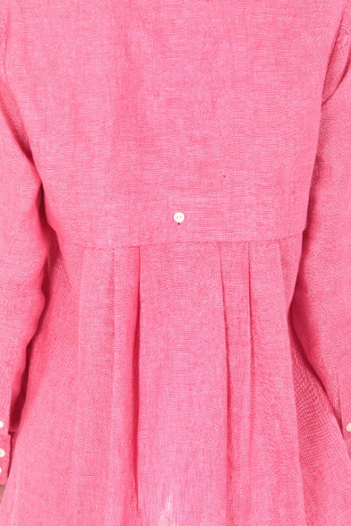 Button front Pleat Back Tunic Back APNY