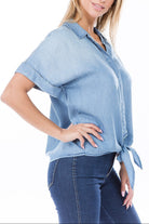 Tie Front Shirt Side APNY