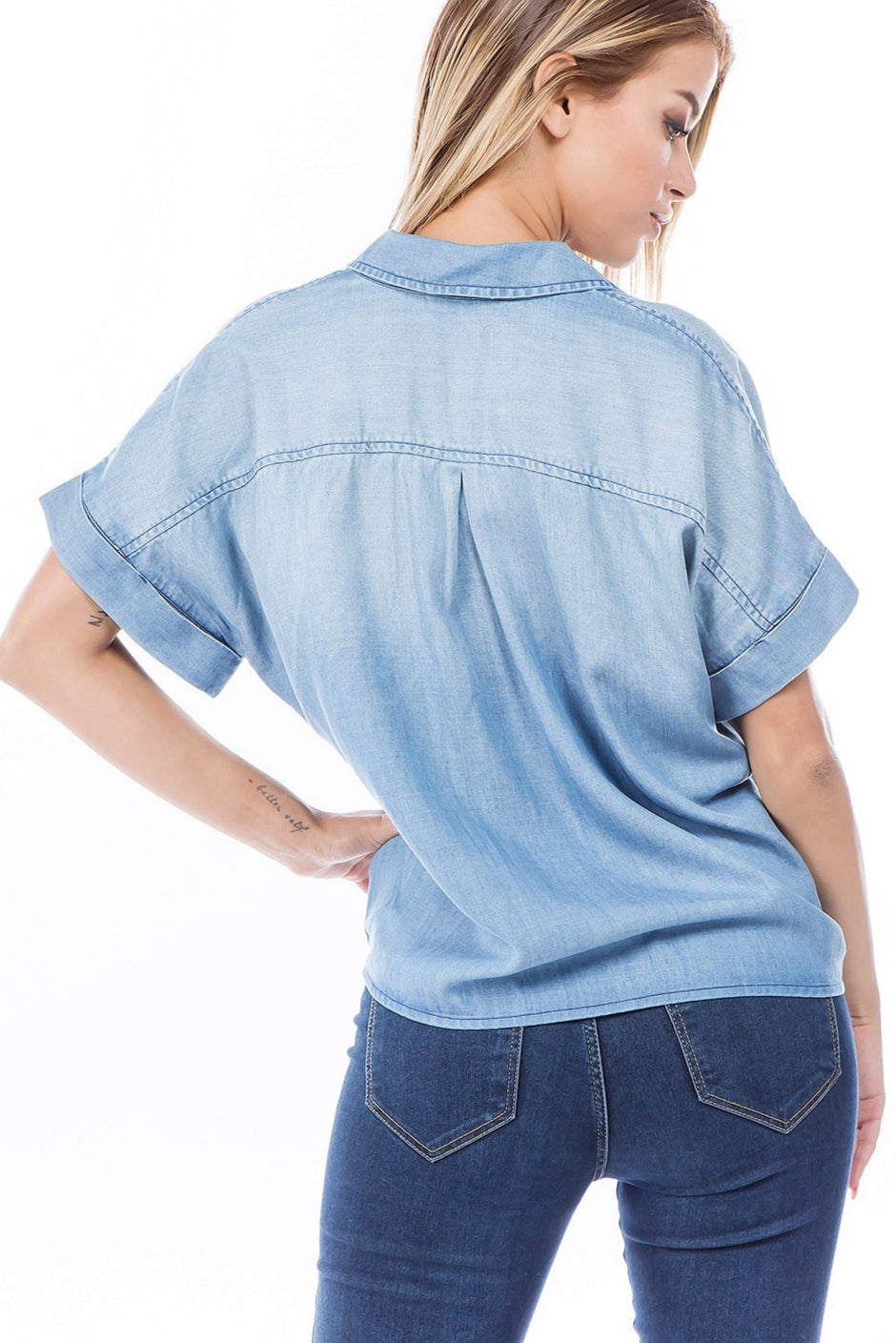 Tie Front Shirt Back APNY
