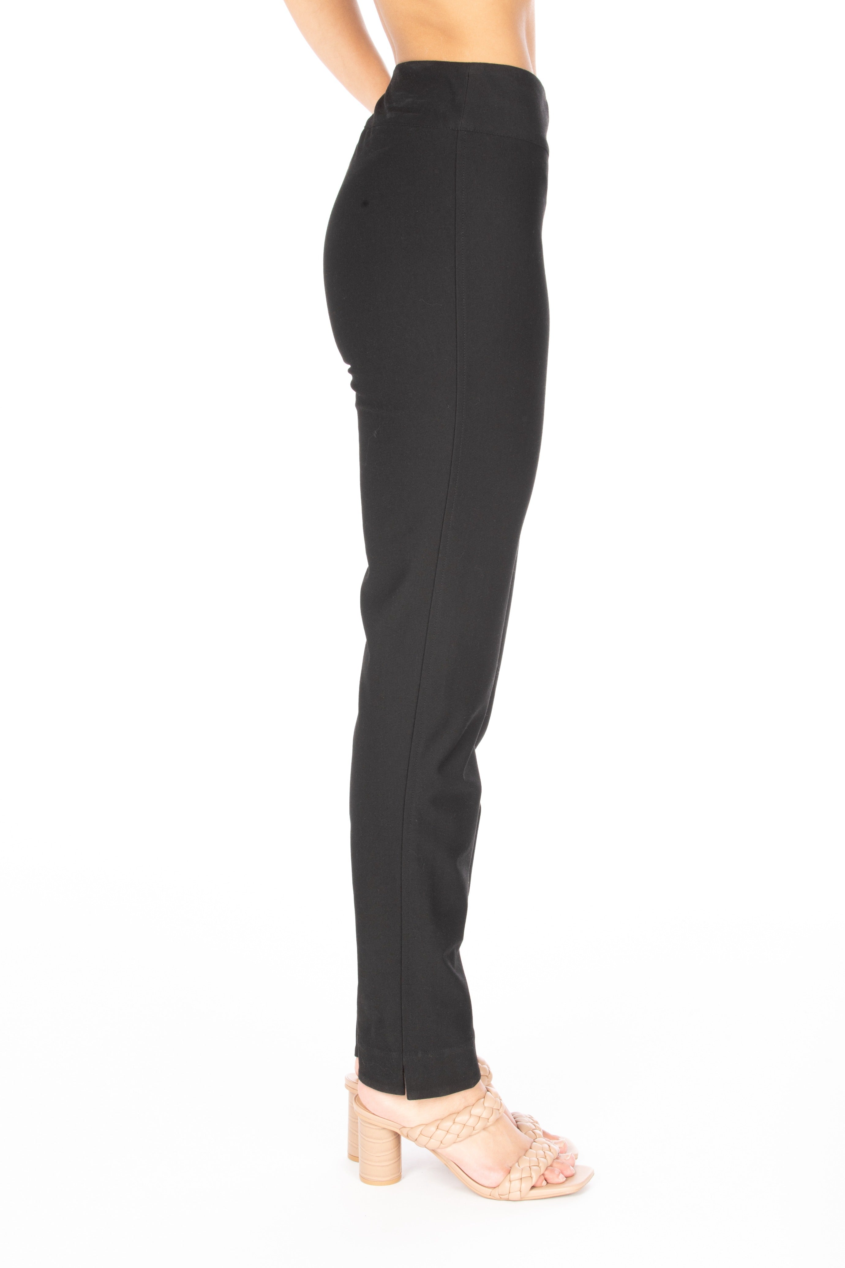 Perfect Fit Pull On Pant BLACK Side APNY