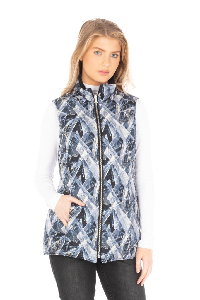 Reversible Quilted Vest Front APNY