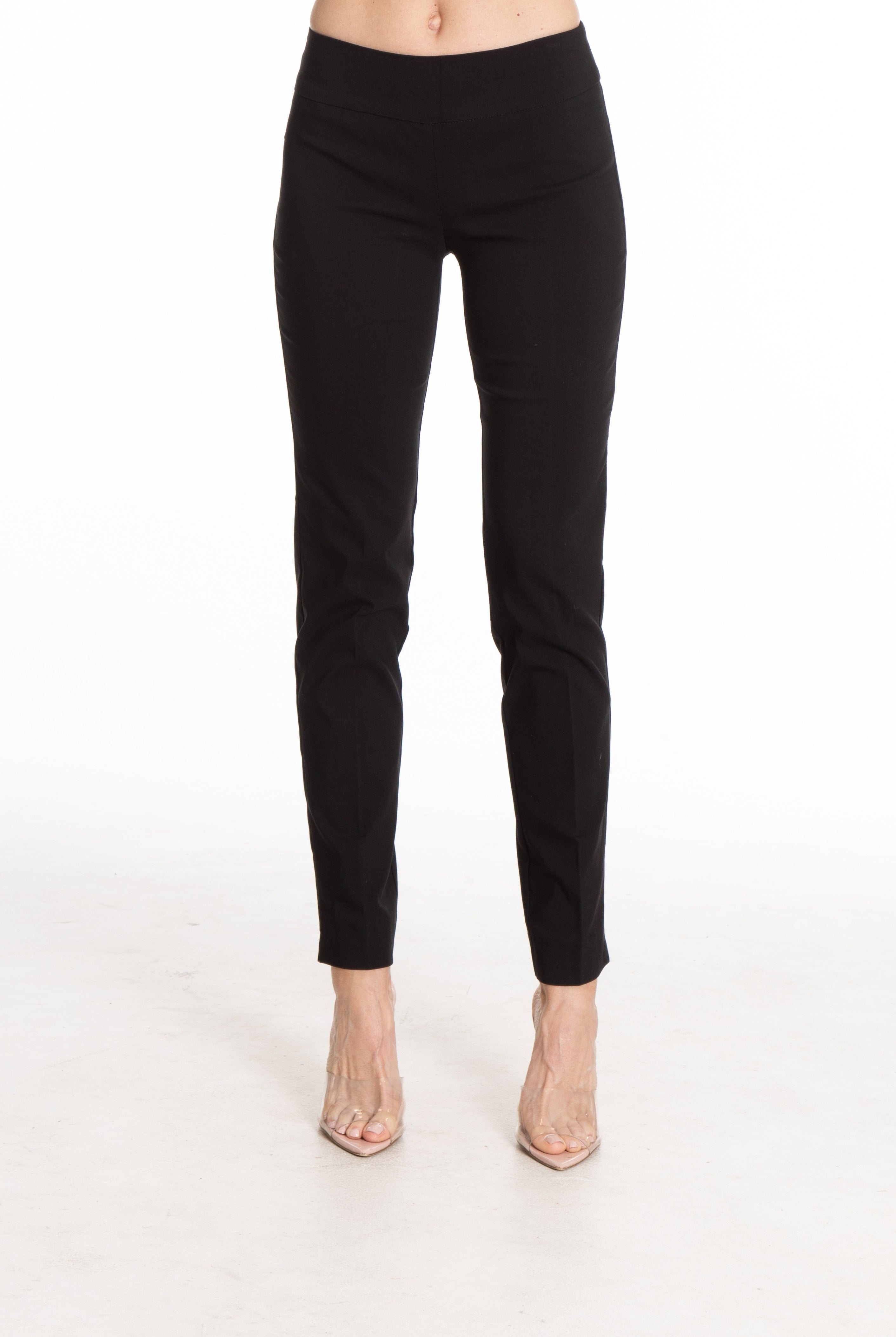 Perfect Fit Pull On Pant BLACK Front APNY